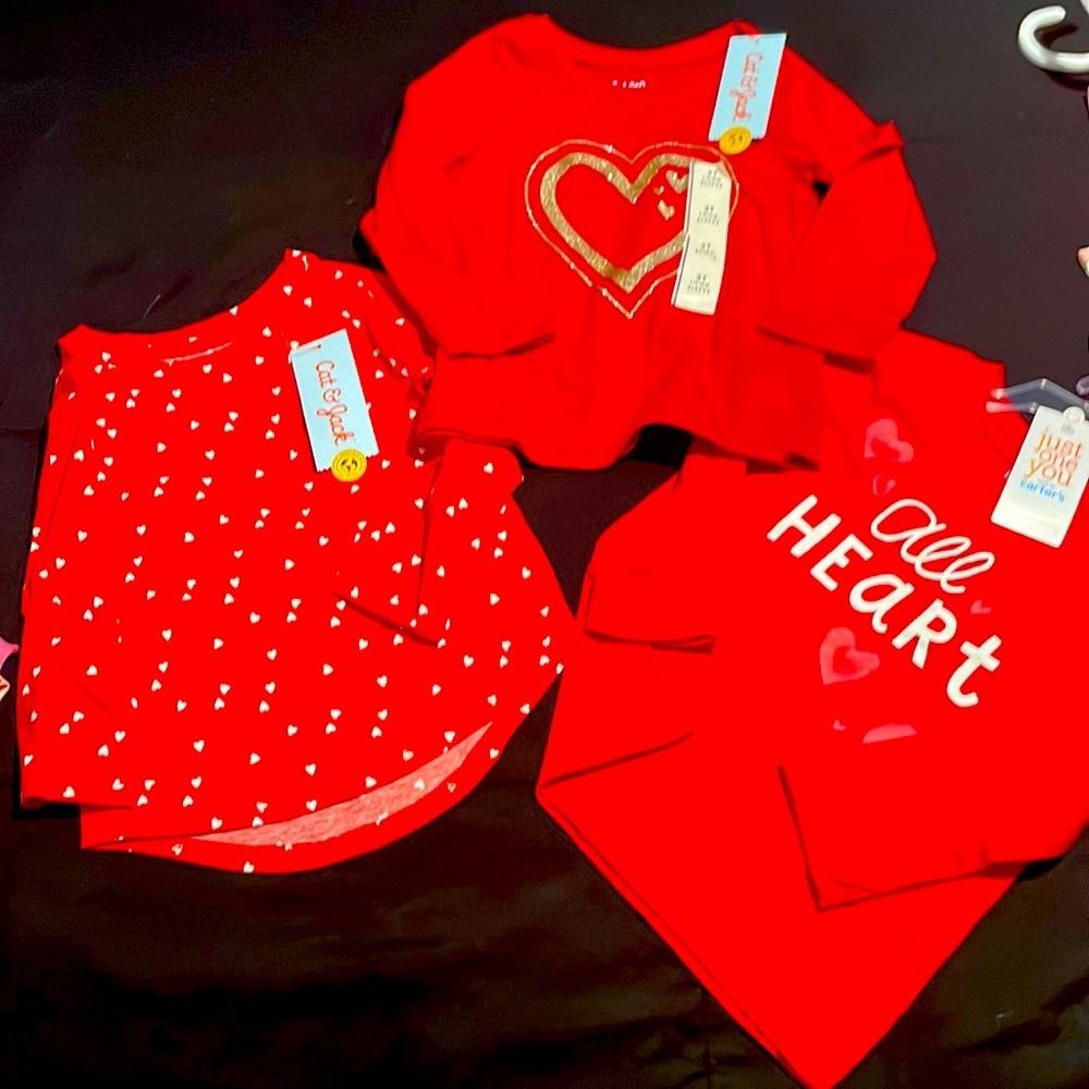 3 heart shirts